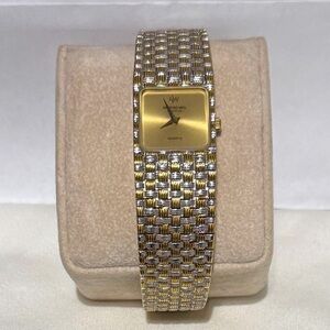 ⌚ Vintage 80's Raymond Weil 18K Gold and Silver Quartz Watch - #9058